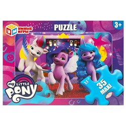 My Little Pony. Puzzle 35 MAXI. Пазлы в коробке (35 деталей). 180х127х35 мм. Умные игры в кор.24шт
