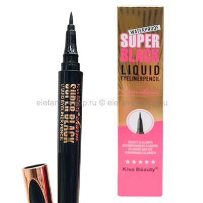 Подводка для глаз Kiss Beauty Super Black Liquid Eyeliner Pencil (28)