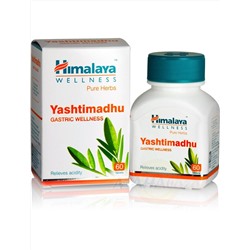 Яштимадху, лечение жкт, 60 таб, производитель Хималая; Yashtimadhu, 60 tabs, Himalaya