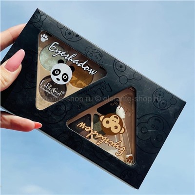 Набор из двух палеток теней DoDo Girl Panda and Monkey 2in1 Eyeshadow