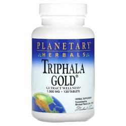 Planetary Herbals Triphala Gold - 1000 мг - 120 таблеток - Planetary Herbals