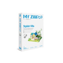 ZILIPOO. 3D пазлы из пенокартона арт.Z-002 "Стильная вилла" 31 дет. ( 27*20*12 см)