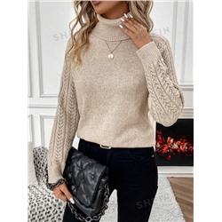 SHEIN LUNE Rollkragenpullover