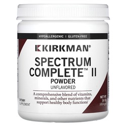 Kirkman Labs Порошок Spectrum Complete II, без ароматизаторов, 16 унций (454 г)