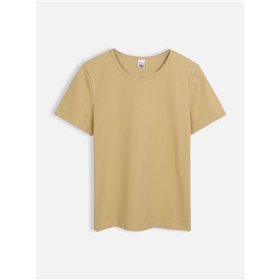 Женская футболка оливкового цвета (478952694)
