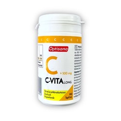 Витамин C в таблетках 500 mg "Optisana" C-vita Long 90 таб