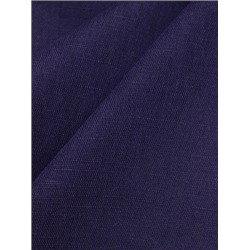 Полулен цв.Чернильно-фиолетовый флер, ш.1.5м, лен-56%, хлопок-44%, 150гр/м.кв