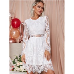 кружевное платье Eilly Bazar с фестонами