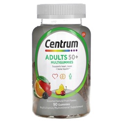 Centrum Мультивитамины для взрослых 50+ в жевательных конфетах, Ассорти натуральных фруктов, 90 жевательных конфет - Centrum