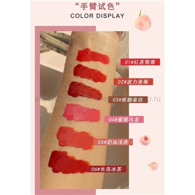 Набор матовых губных помад OMGA Matte Lip 6 штук (106)