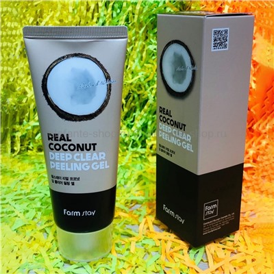 Пилинг-гель Farmstay Real Coconut Deep Clear Peeling Gel, 100 мл (51)