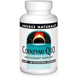 Source Natural Coenzyme Q10 Antioxidant Support 30 mg For Heart, Brain, Immunity, & Liver Support - 60 Lozenges