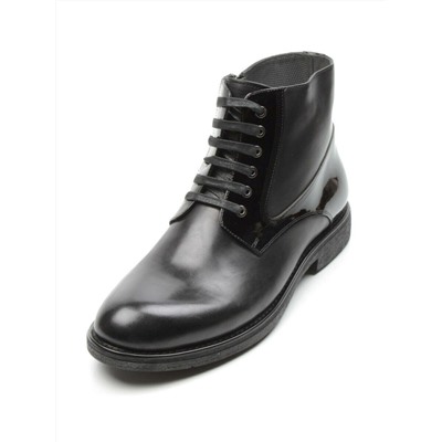 01-H9057-B16-SW3 BLACK Ботинки демисезонные мужские (натуральная кожа)