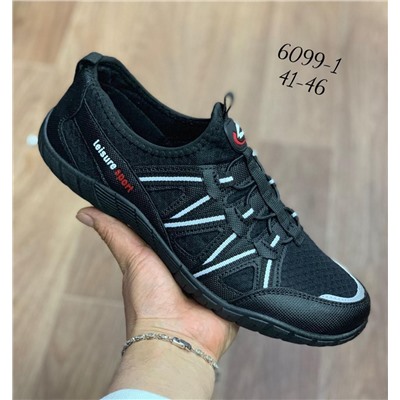 Мужские кроссовки 6099-1 черные