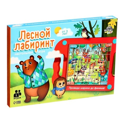 Настольная игра «Лесной лабиринт», 1 игрок, 3+