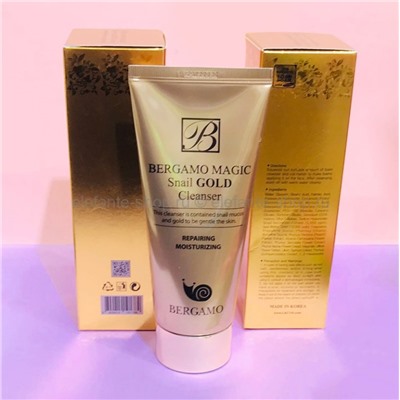 Пенка для умывания Bergamo Magic Snail Gold Cleanser 120ml (78)