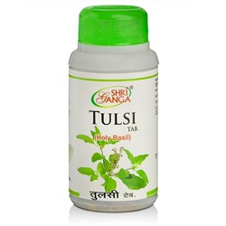 Туласи, помощь при простуде, 120 таб, производитель Шри Ганга; Tulsi Tab, 120 tabs, Shri Ganga
