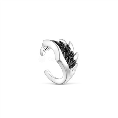 Кольцо из серебра с натуральной шпинелью родированное - Крылья 925 пробы 1-419рч416