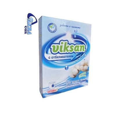 Стиральный порошок"VIKSAN"Автомат с отбел.д/белого"Цветок хлопка" 400г