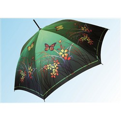 Зонт ТС023 зеленая бабочка