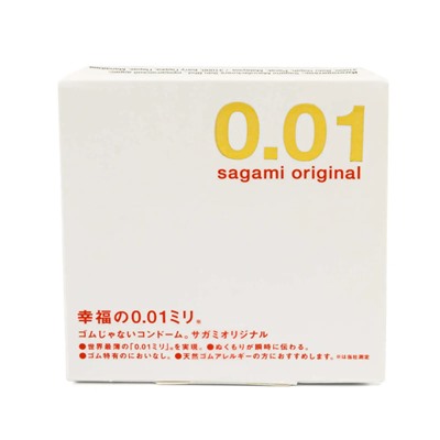 Sagami original 0.01, полиуретановые, 1 шт.