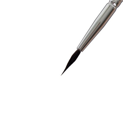Кисть из волоса Белки Микс, круглая, HANA Рисуй № 2 (длина волоса 13 мм), короткая ручка матовая