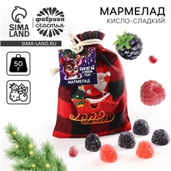 Новый год! Мармелад ягоды «Зажигай в новом году», вкус: ягодный микс, 50 г