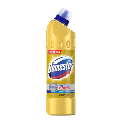 Чистящее средство Domestos "Ультра блеск", гель, для унитаза, 500 мл