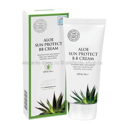 Тональный ВВ крем Jigott Aloe B.B Cream SPF41 PA++ 50ml (51)