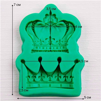 Силиконовый молд Две короны