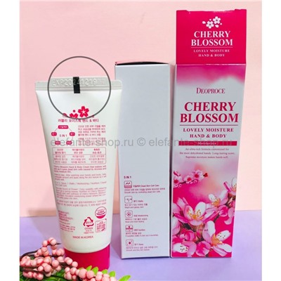 Крем Deoproce Cherry Blossom Lovely Moisture Hand & Body 100ml (78)