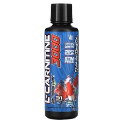 VMI Sports L-Carnitine 3000, Патриот Поп, 16 жидких унций (473 мл)