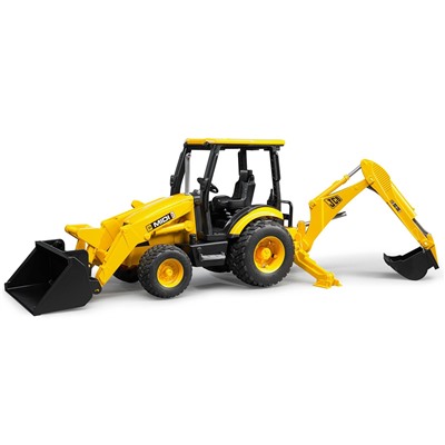 Bruder 02427 "Экскаватор- погрузчик" колёсный JCB MIDI CX