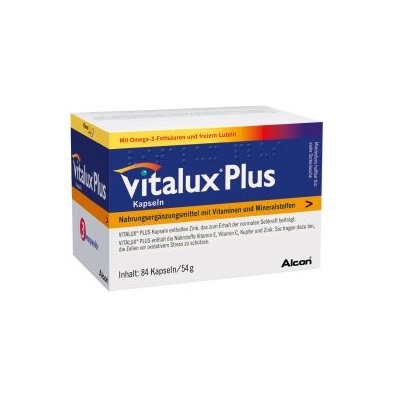 Vitalux Plus Lutein u.Omega 3 Kapseln (84 шт.) Виталюкс Капсулы 84 шт.