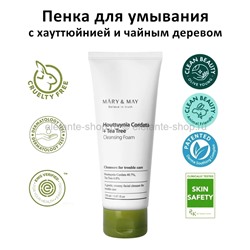 Пенка для умывания MARY&MAY Houttuynia Cordata Tea Tree Cleansing Foam 150ml (51)