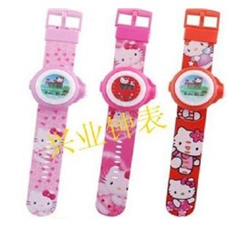 Часы наручные детские Hello Kitty проекционные. Упаковка блистер 903601