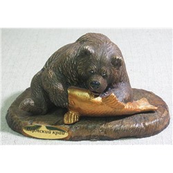 Фигура Медведь с рыбой лежит,  1405