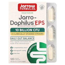 Jarrow Formulas Jarro-Dophilus EPS, 10 миллиардов КОЕ, 120 вегетарианских капсул - Jarrow Formulas