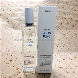 Гипоаллергенный тонер Etude House Soon Jung pH 5.5 Relief Toner, 200 мл (51)