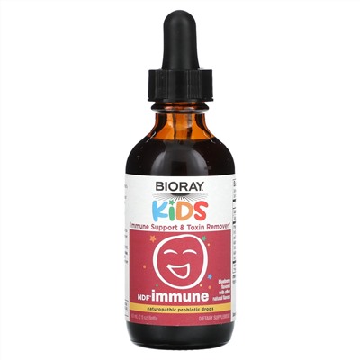 Bioray Kids, Immune Support & Toxin Remover, Blueberry, 2 fl oz (60 ml)