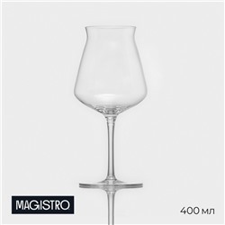 Бокал стеклянный для пива Magistro «Теку», 400 мл, 9×20 см