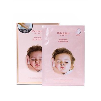 JMsolution Mama Pureness Aqua Mask Гипоаллергенная тканевая маска для увлажнения