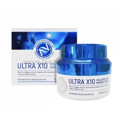 Крем для лица с 24К золотом Enough Ultra X10 Collagen Pro Marine Cream, 50 мл (125)