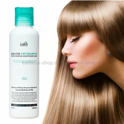 Бессульфатный шампунь с кератином Lador Keratin LPP 150ml (51)