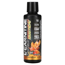 VMI Sports L-Carnitine 1500 Heat, персик и манго, 16 жидких унций (473 мл)