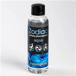 Масло массажное Zodiac AQUA, с феромонами, унисекс, 75 мл