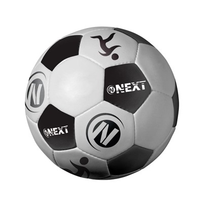 Мяч футбольный "Next" ПВХ 1 слой, камера рез. маш. обр. в пак. арт.SC-1PVC300-BW1