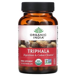 Organic India Triphala - Очищение кишечника - 90 вегетарианских капсул - Organic India