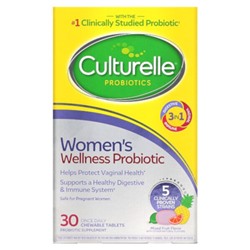 Culturelle Пробиотики для женщин - Смешанные фрукты - 30 жевательных таблеток - Culturelle