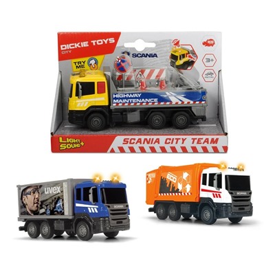 Dickie toys.Городская техника "Scania кабина die-cast" 17см арт.3742011